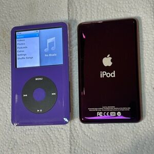 Apple iPod Classic in Deep Purple 7th generation 256gb